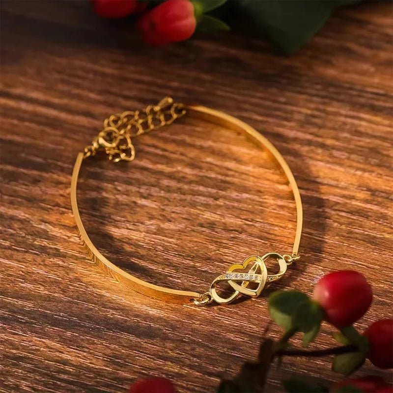 Eternal Heart Bracelet Fashionable, simple, light luxury accessory jewelry - Akashicglobal